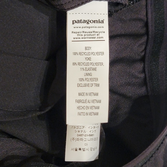 Patogonia Strider Shorts 3” Womens Small Black Ultralight Pocket Run NWT NEW $79 - Picture 6 of 7